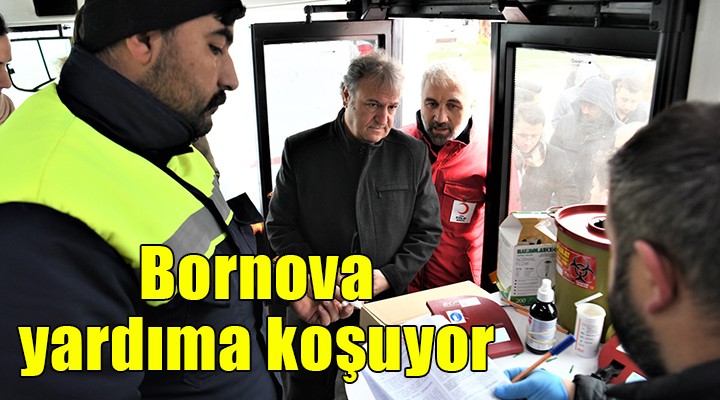 Bornova yardıma koşuyor