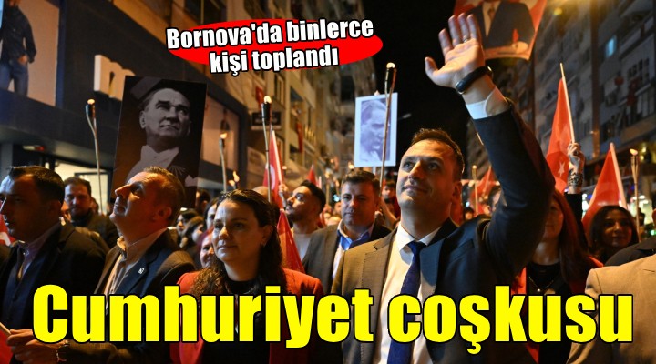 Bornova’da 29 Ekim coşkusu