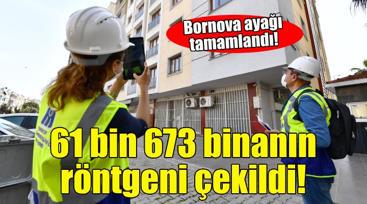 Bornova’da 61 bin 673 binanın röntgeni çekildi!