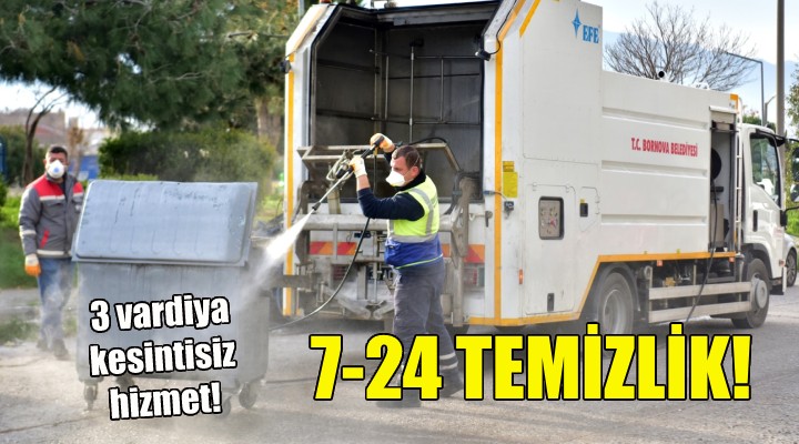 Bornova’da 7-24 temizlik dönemi!