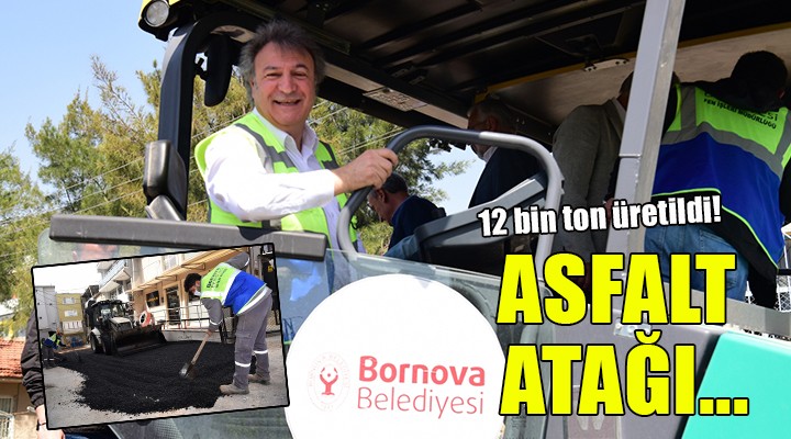 Bornova’da asfalt hamlesi