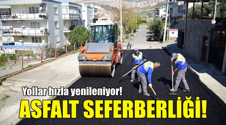 Bornova’da asfalt seferberliği!