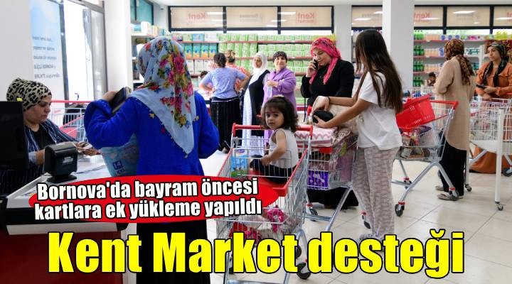 Bornova’da bayram öncesi sosyal destek güçlendi
