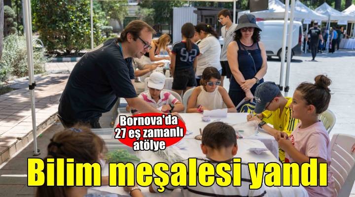Bornova’da bilim meşalesi yandı