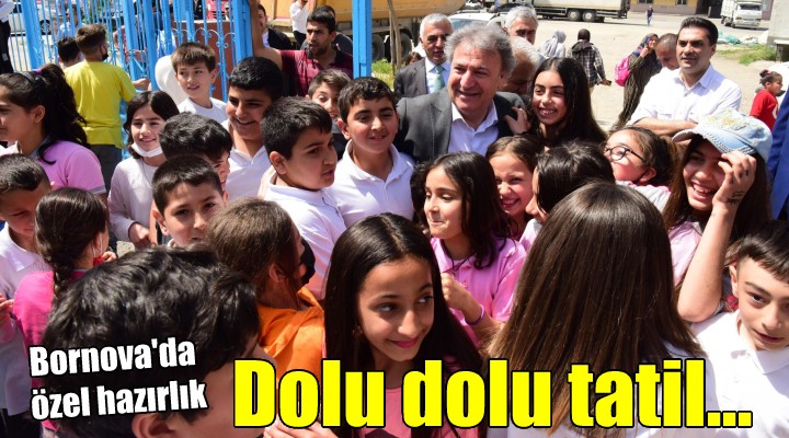 Bornova’da dolu dolu yarıyıl tatili...