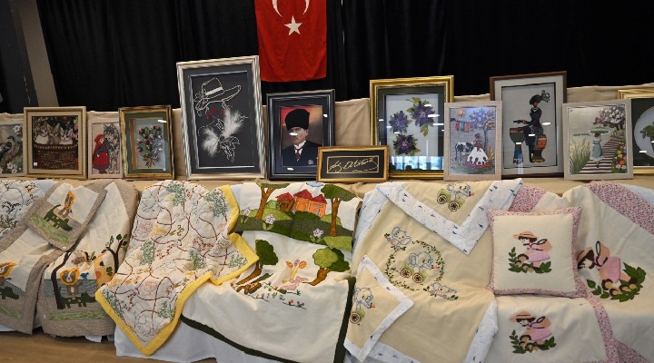 Bornova’da kadın emeği sanatla buluştu