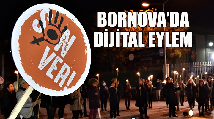 Bornova’da kadına şiddete karşı  Dijital Eylem 