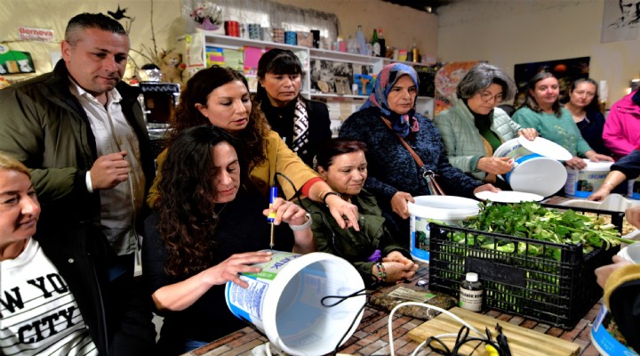 Bornova’da kompostla dönüşen kent tarımı