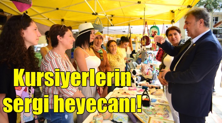 Bornova’da kursiyerlerin sergi heyecanı!