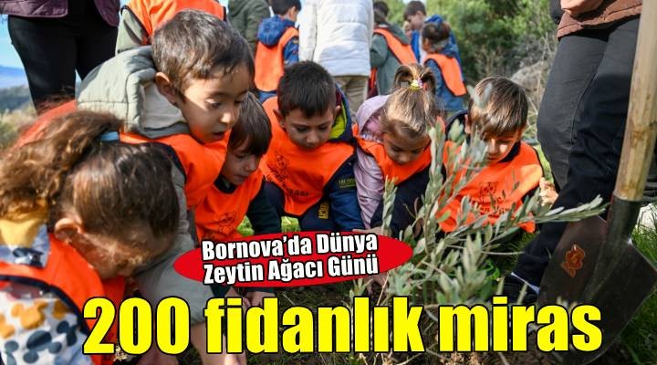 Bornova’da miniklerden geleceğe bırakılan miras