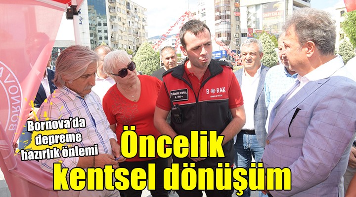 Bornova’da öncelik kentsel dönüşüm