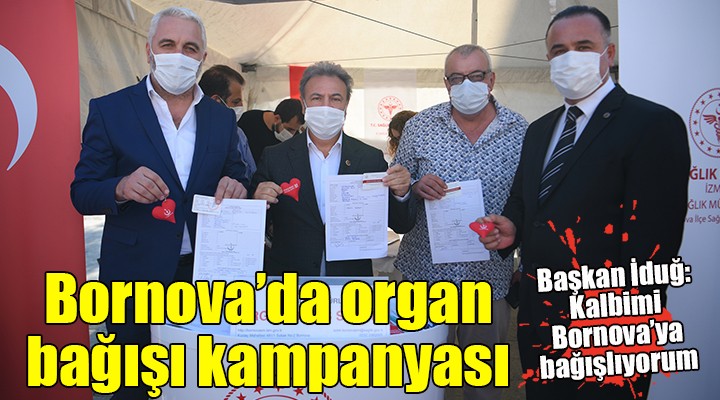 Bornova’da organ bağışı kampanyası