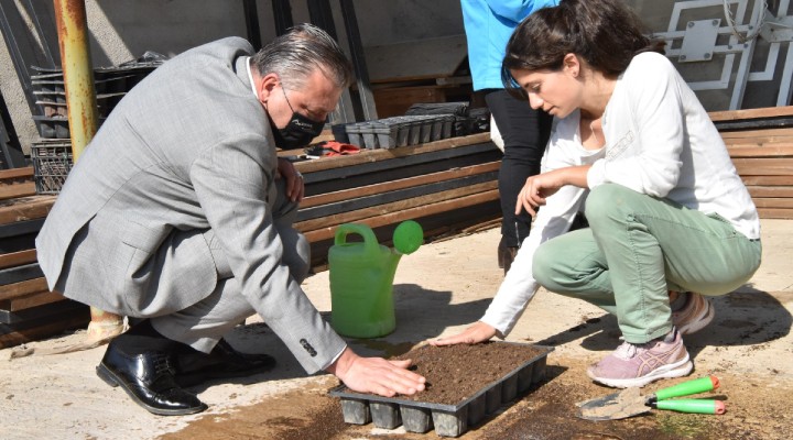 Bornova’da yaz tohumları ekildi