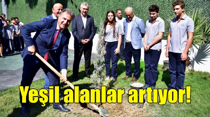 Bornova’da yeşil alanlar artıyor!