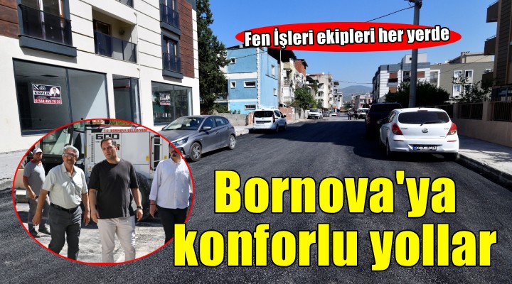 Bornova’da yol atağı: Fen İşleri her yerde