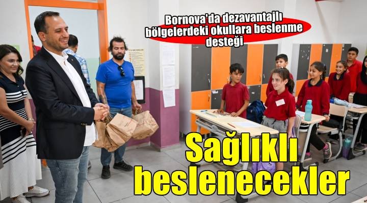 Bornova’dan öğrencilere sağlıklı beslenme desteği