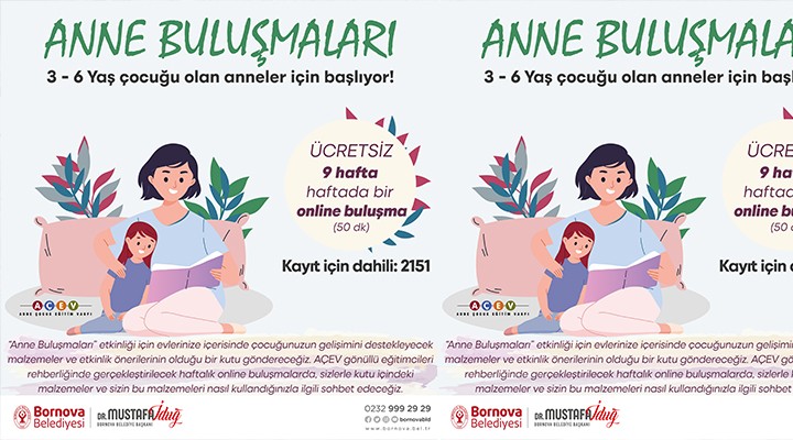 Bornovalı annelere online eğitim