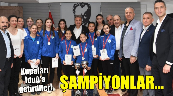 Bornovalı cimnastikçiler Türkiye Şampiyonu!