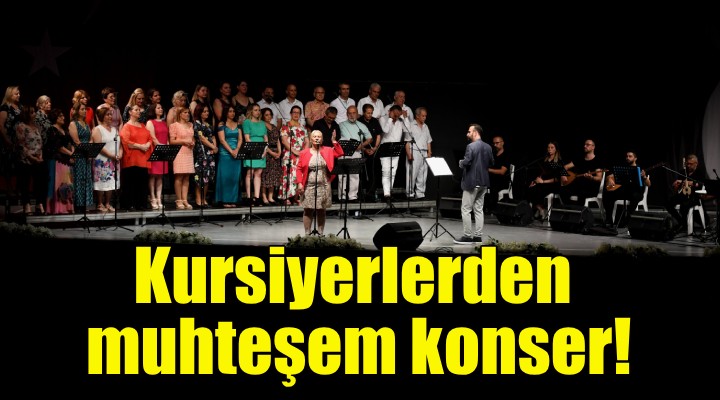 Bornovalı kursiyerlerden muhteşem konser!