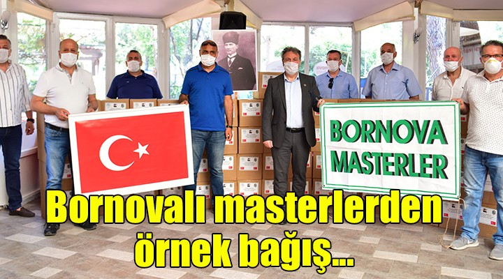 Bornovalı masterlerden örnek bağış