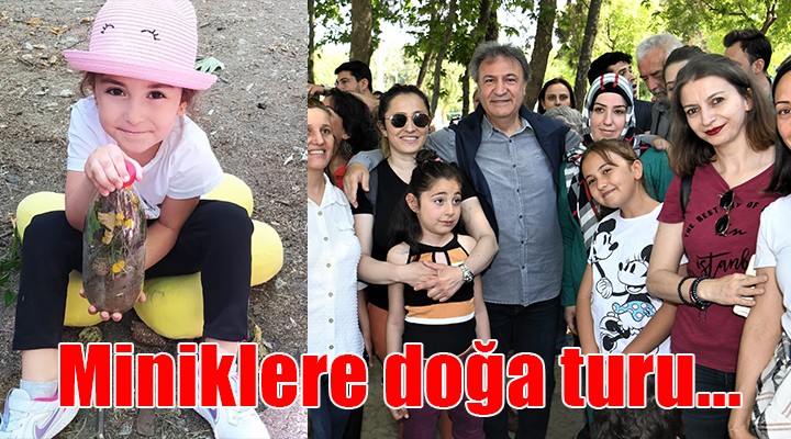 Bornovalı minikler doğayı tanıyor