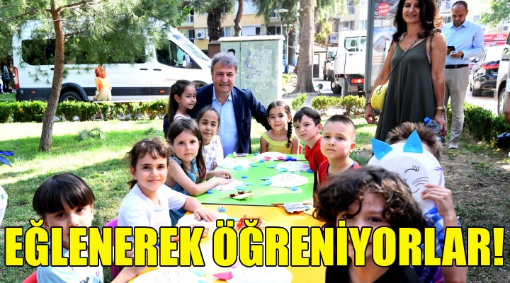 Bornovalı minikler eğlenerek öğreniyor!