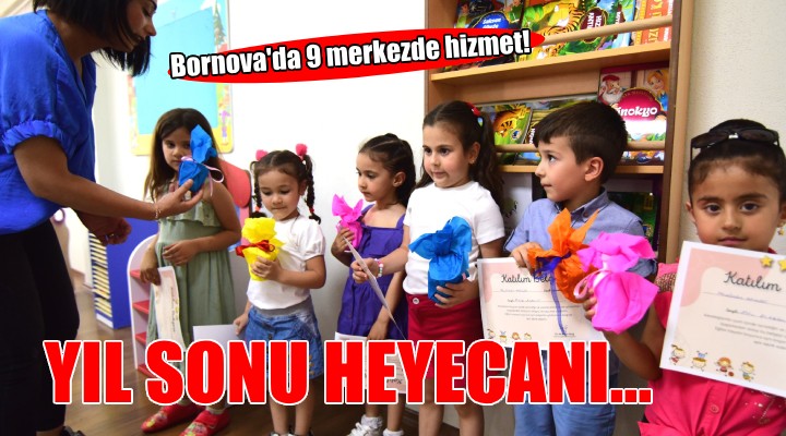 Bornovalı miniklerin yıl sonu heyecanı...