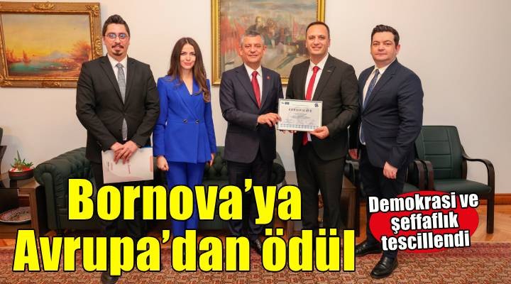 Bornova’ya Avrupa’dan demokrasi ve yönetişim tescili