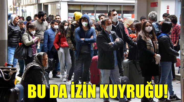 Bu da izin kuyruğu...