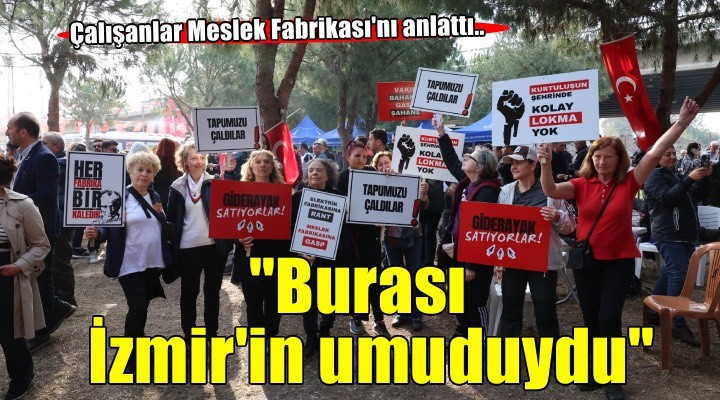Bu kapının arkasında Meslek Fabrikası çalışanlarının eğitim tutkusu var