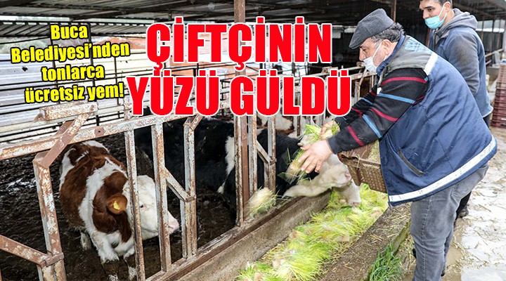 Buca Belediyesi çiftçinin yüzünü güldürdü