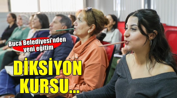 Buca Belediyesi’nden diksiyon ve sunuculuk kursu