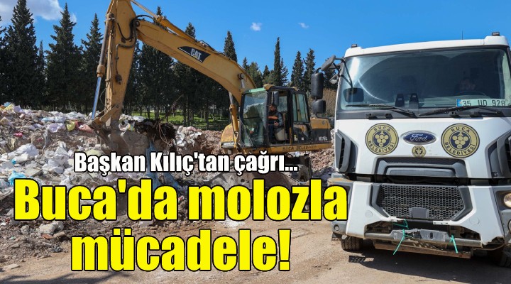 Buca Belediyesi’nden kaçak molozla mücadele!