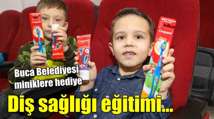 Buca Belediyesi’nden miniklere diş sağlığı eğitimi