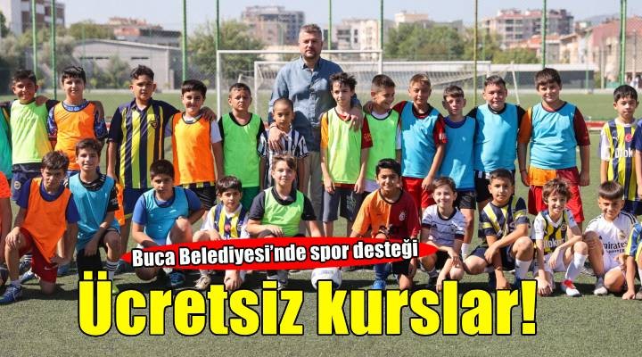 Buca Belediyesi’nden ücretsiz kick boks ve futbol kursları