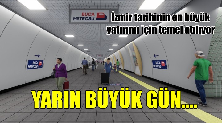 Buca Metrosu nun temeli atılıyor!