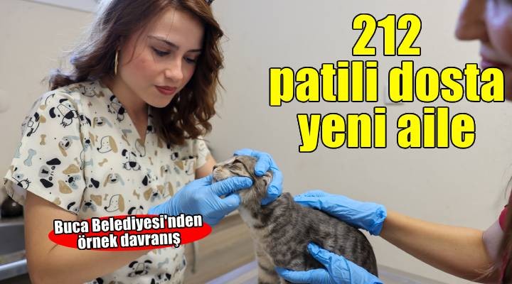 Buca da 212 patili dost daha yeni ailesine kavuştu