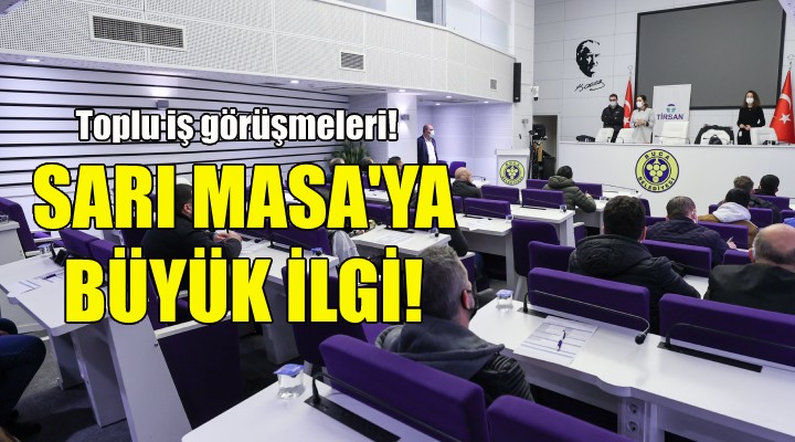 Buca da Sarı Masa ya büyük ilgi!