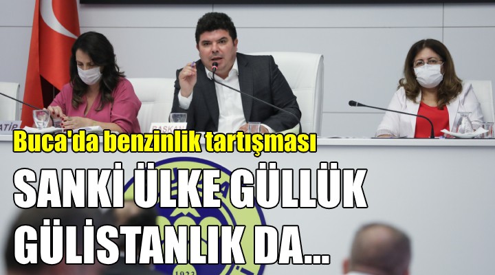 Buca da benzinlik tartışması!