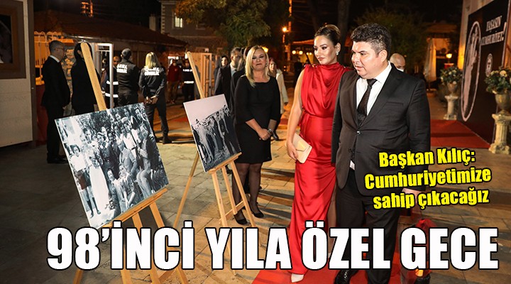 Buca da cumhuriyetin 98’inci yılına özel gece