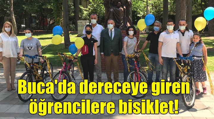 Buca da dereceye giren öğrencilere bisiklet!