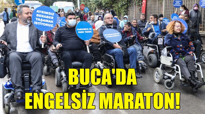 Buca da engelsiz maraton!