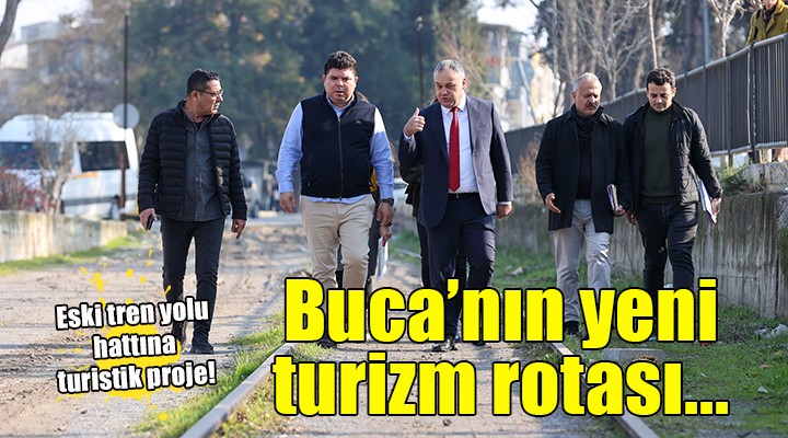 Buca da eski tren yolu hattına turistik proje...