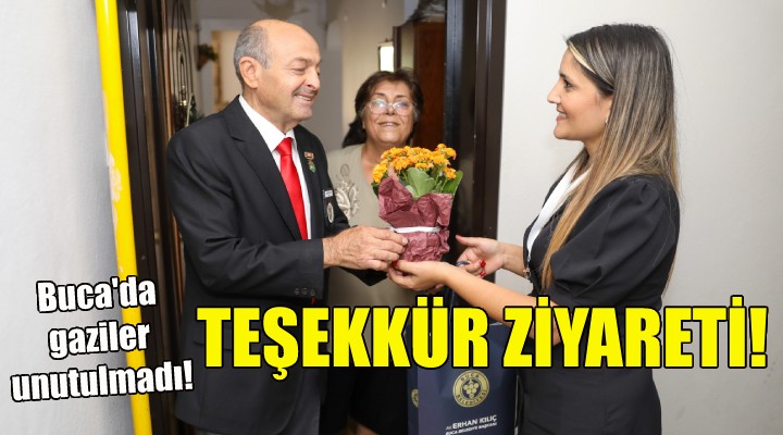 Buca da gazilere teşekkür ziyareti!