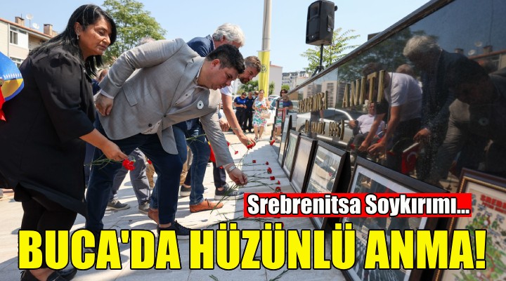 Buca da hüzünlü anma!