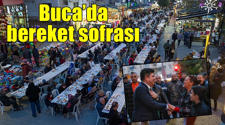 Buca da iftar sofrası kuruldu...