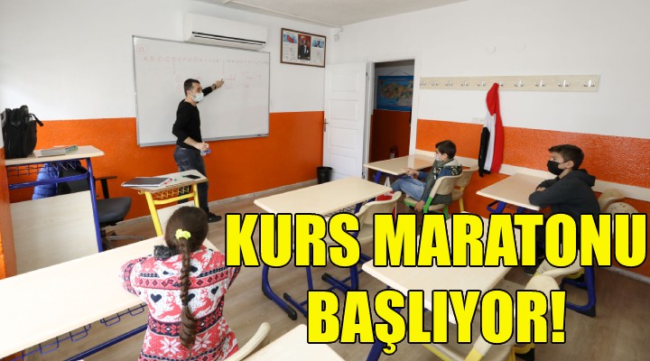 Buca da kurs maratonu başlıyor!