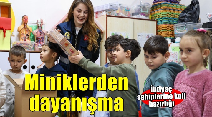 Buca'da minik yüreklerden büyük dayanışma