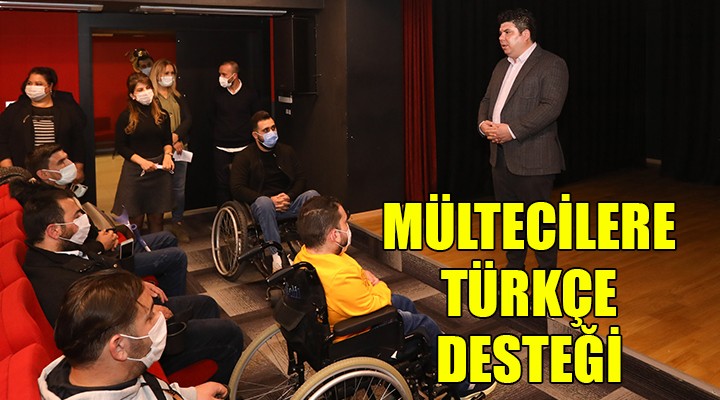 Buca da mültecilere Türkçe desteği...