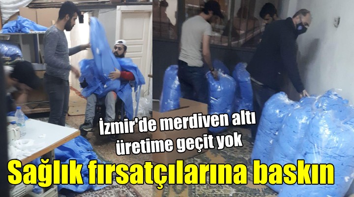 Buca da sağlık fırsatçılarına baskın...